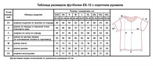EK12-размеры