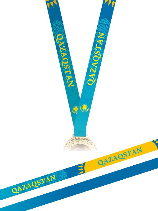 Лента для медали «Р. Казахстан» - LN77_ш