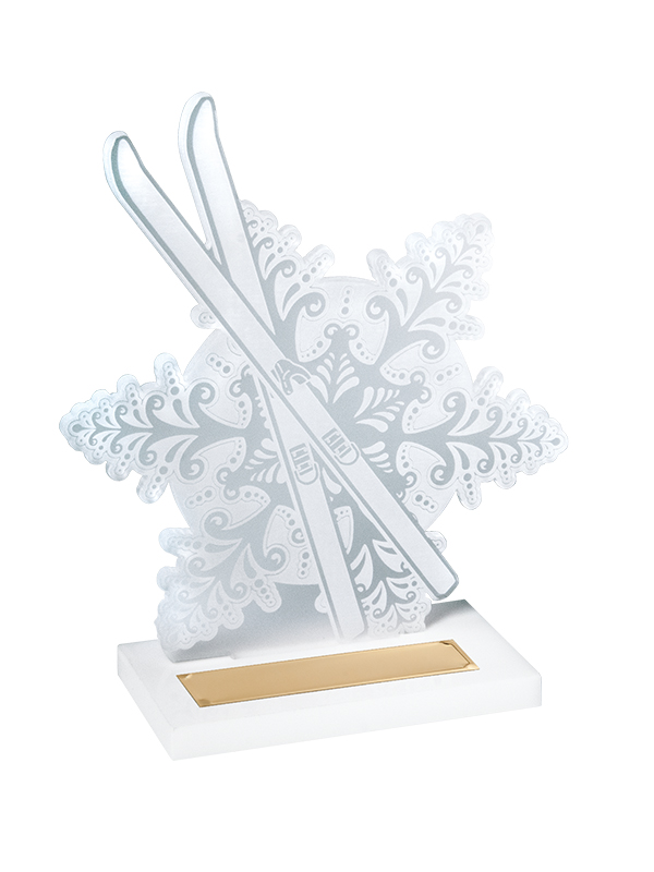 Награда «Лыжи» акриловая - PS1333