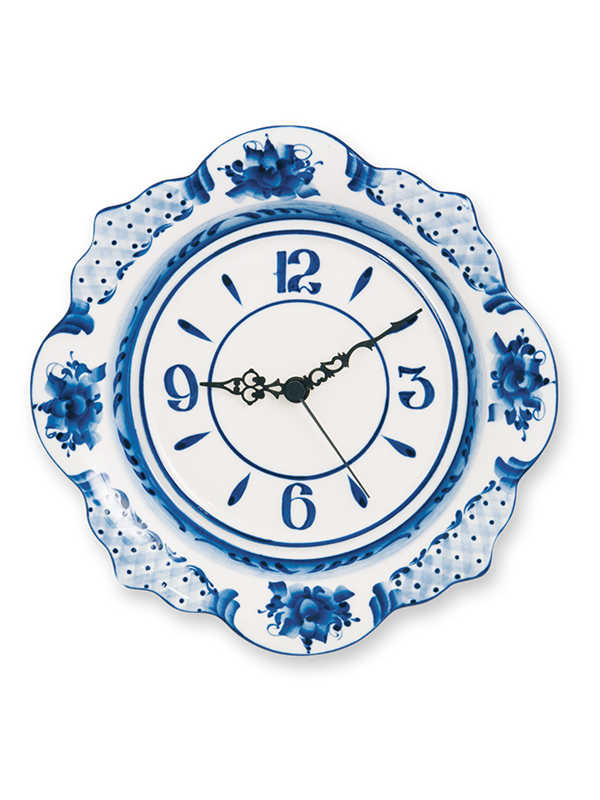 Часы сувенирные «Гжель» -SU138